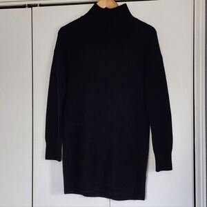 NakedCashmere Classic Black Turtleneck Sweater